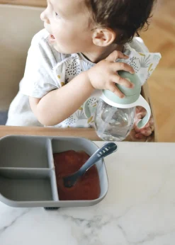 BÉABA Couverts, Vaisselle Et Bavoirs*Assiette Compartimentee Silicone Mineral