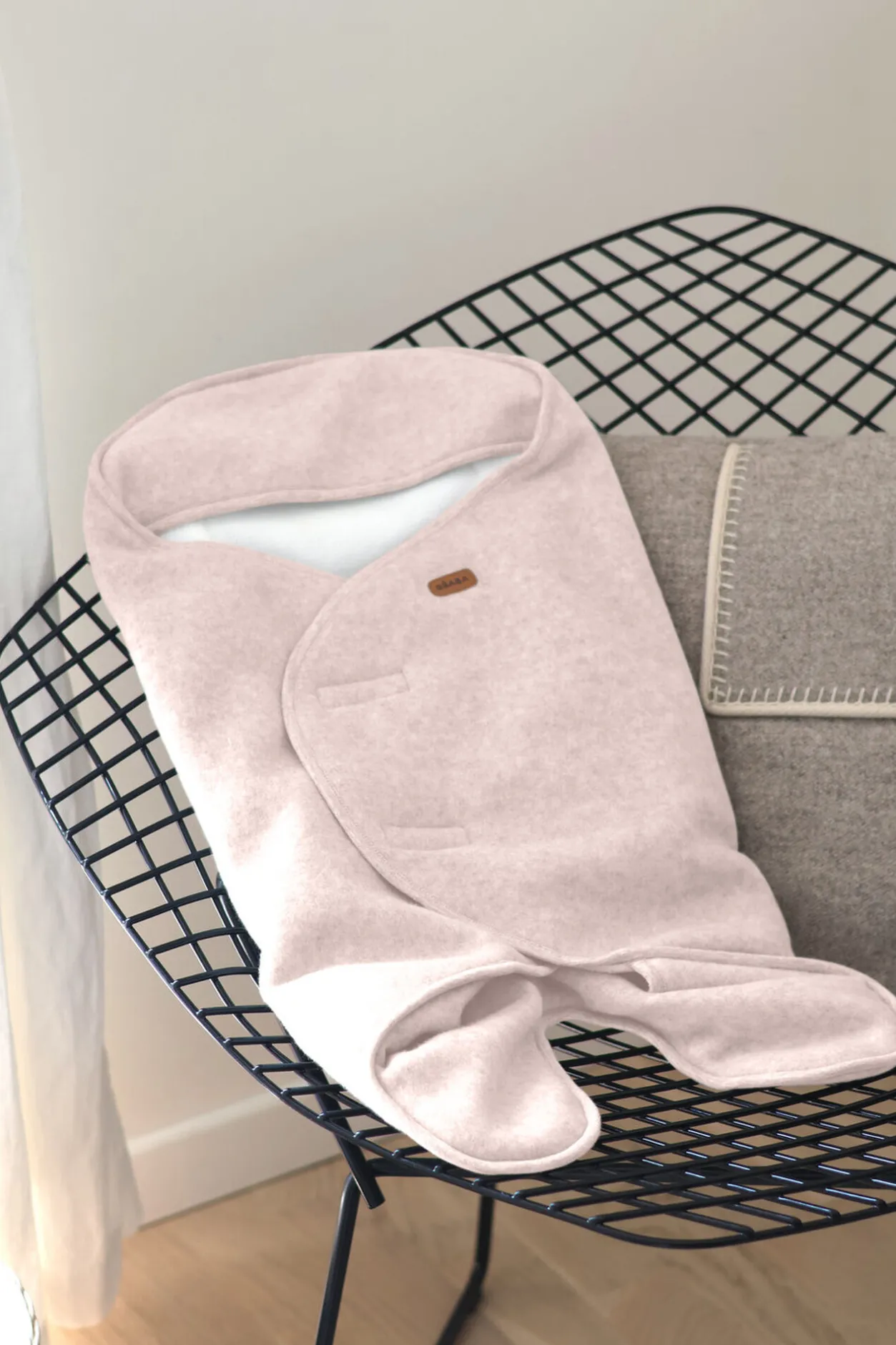 BÉABA Chancelieres Et Nids D'Ange*Babynomade® Double Polaire Dusty Rose