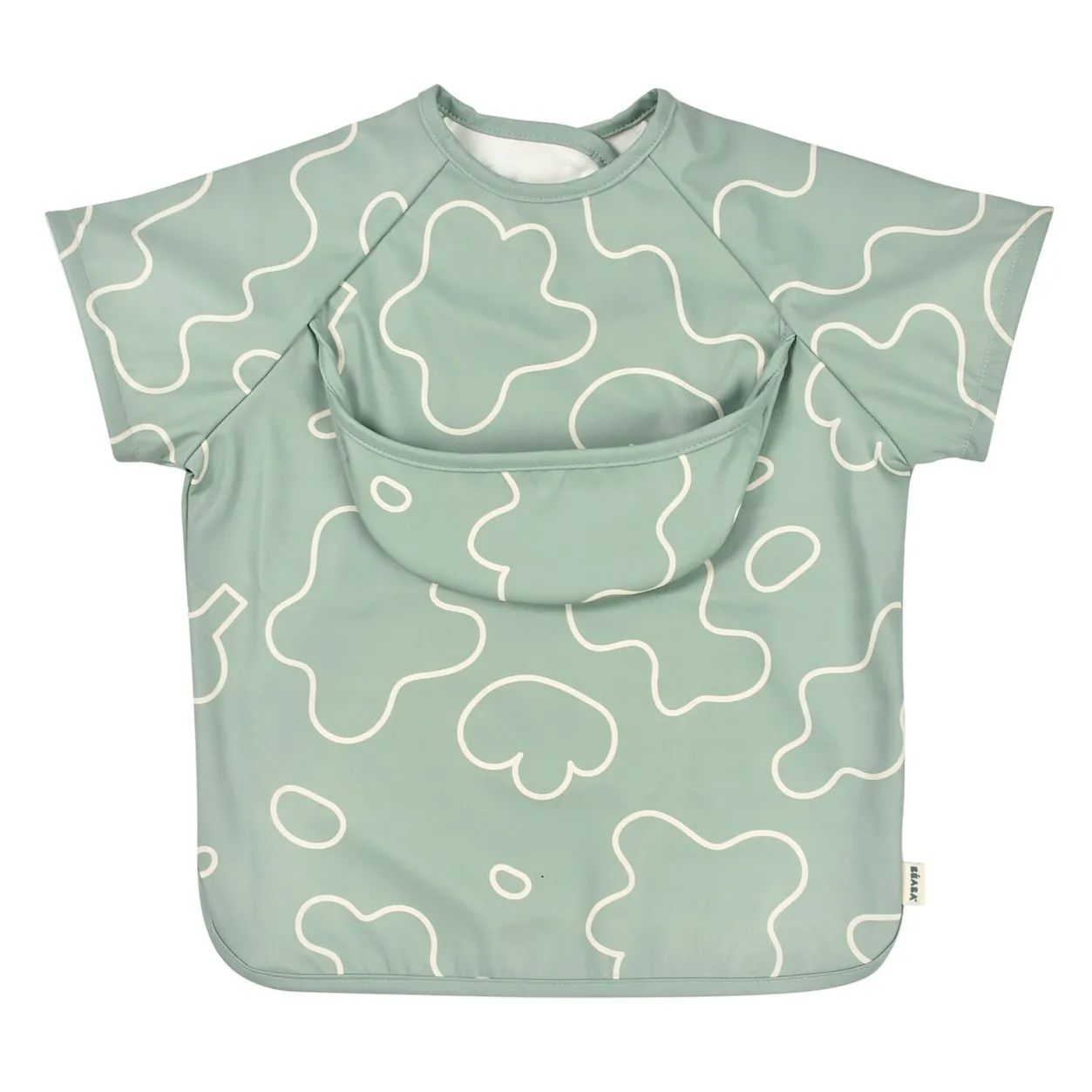 BÉABA Couverts, Vaisselle Et Bavoirs*Bavoir A Manches Evolutif 2 En 1 Sage Green