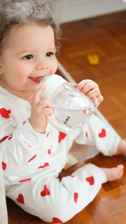 BÉABA Couverts, Vaisselle Et Bavoirs*Biberon D'Apprentissage 2 En 1 210 Ml Old Pink