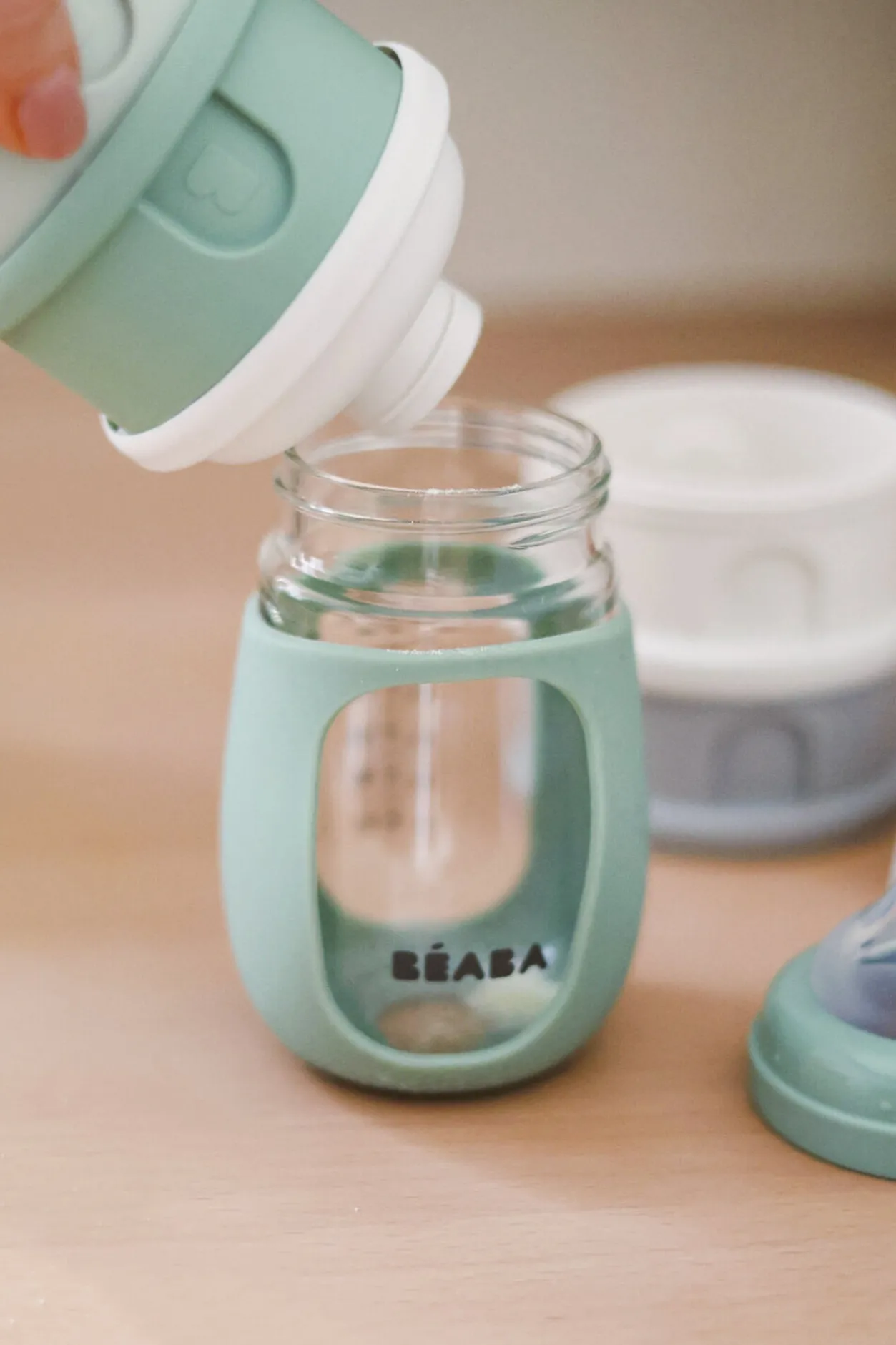 BÉABA Biberons Et Accessoires*Biberon Verre D'Apprentissage 210 Ml Sage Green