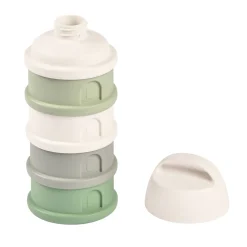 BÉABA Sorties De Bébé*Boite Doseuse 4 Compartiments Cotton / Sage Green