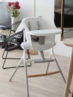 BÉABA Chaise Haute*Chaise Haute Evolutive Up & Down White/Grey