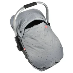 BÉABA Chancelieres Et Nids D'Ange*Chanceliere Siege Auto Heather Grey Dots