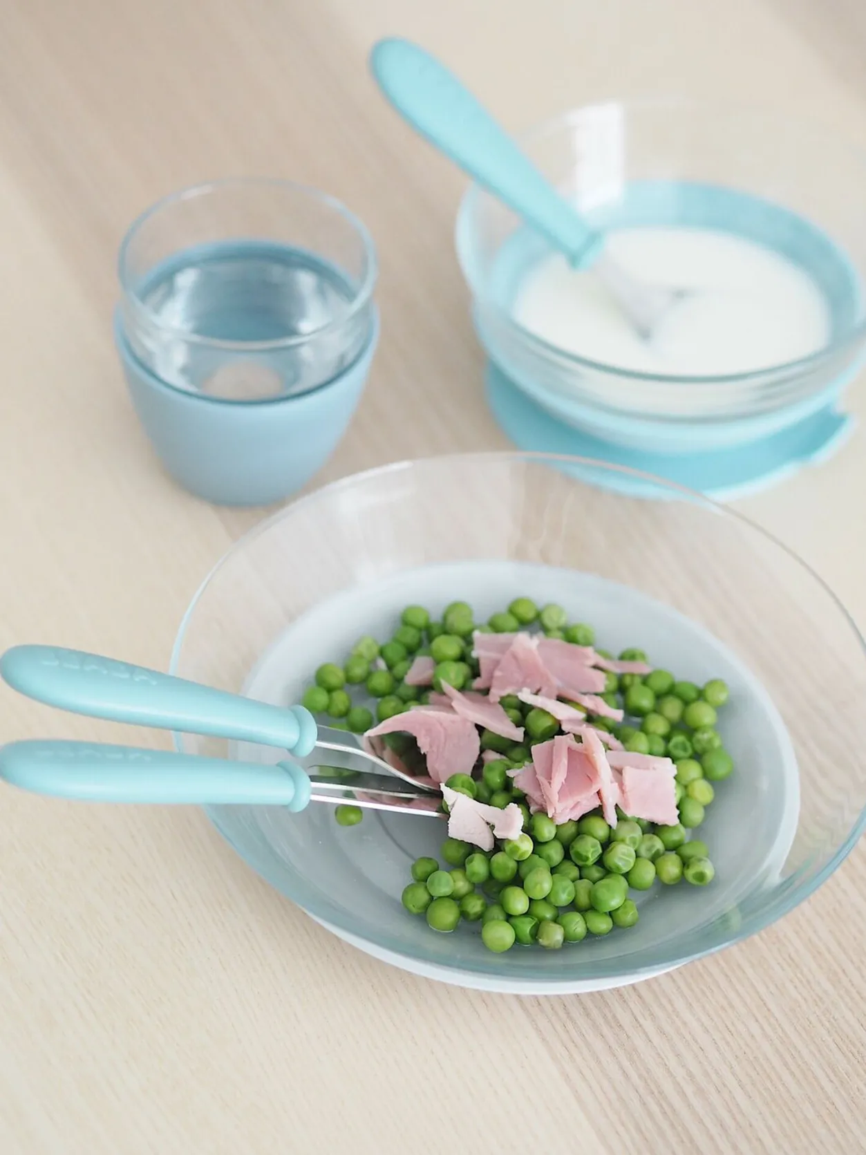 BÉABA Couverts, Vaisselle Et Bavoirs*Coffret Repas Verre Jungle