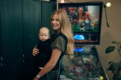 BÉABA Porte-Bébé Et Écharpes*Echarpe De Portage Najell X Beaba Black S/M