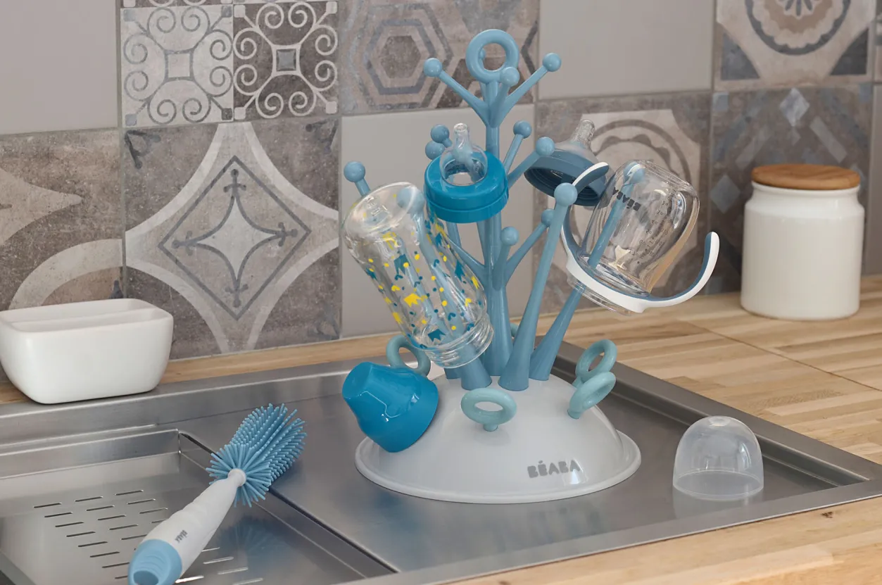 BÉABA Arbre À Biberons*Egoutte-Biberons Arbre Blue
