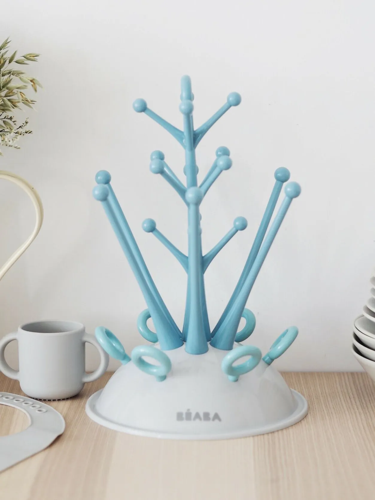 BÉABA Arbre À Biberons*Egoutte-Biberons Arbre Blue