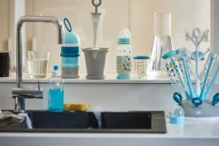 BÉABA Biberons Et Accessoires*Goupillon 2 En 1 Avec Socle Grey