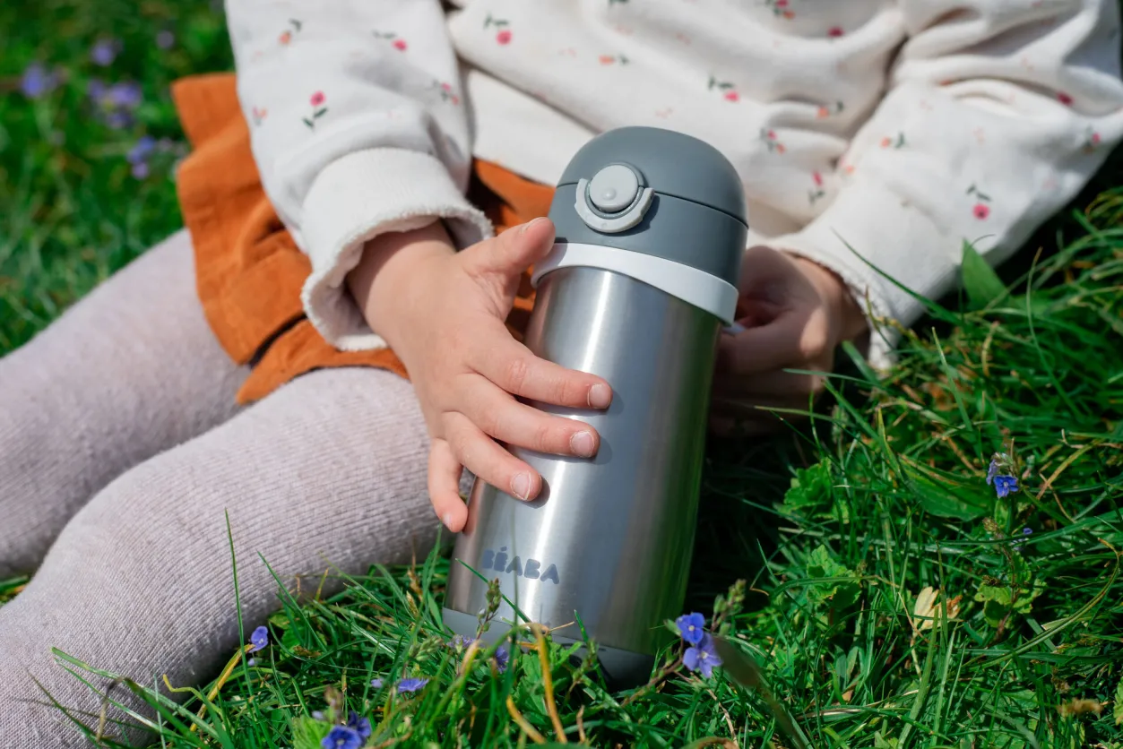 BÉABA Biberons Et Accessoires*Gourde Inox 350 Ml Mineral Grey