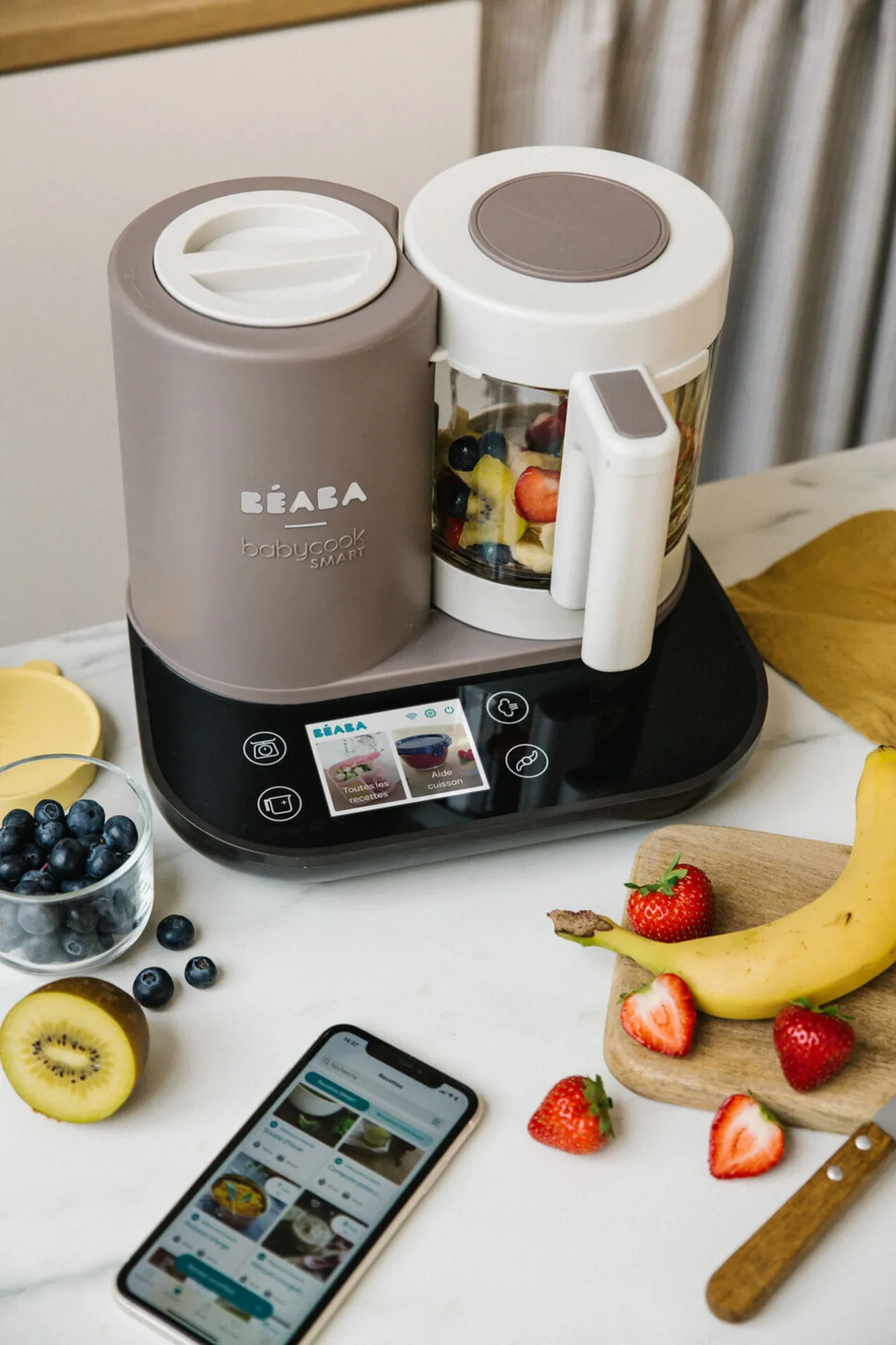 BÉABA Babycook® Smart*Le Robot Cuiseur Babycook® Smart Dove Grey