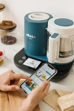 BÉABA Babycook® Smart*Le Robot Cuiseur Babycook® Smart Peacock Blue