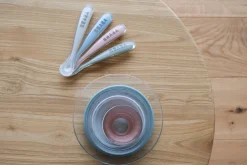 BÉABA Couverts, Vaisselle Et Bavoirs*Lot 4 Cuilleres 1Er Age Silicone Eucaplyptus