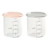 BÉABA Pots De Conservation*Lot 2 Maxi Portion Old Pink/Grey