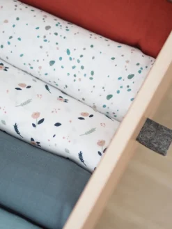 BÉABA Emmaillotage*Lot De 2 Langes Xxl En Coton Stormy Weather/Spring Flower