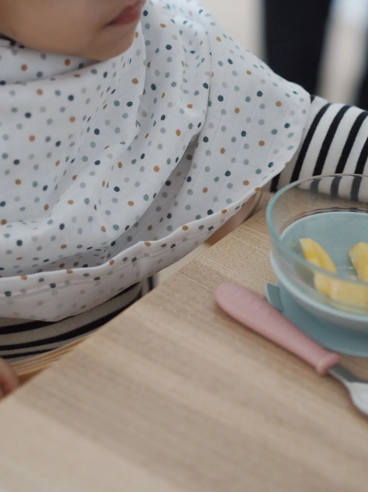 BÉABA Emmaillotage*Lot De 2 Langes Xxl En Coton Baltic Blue/Points