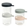 BÉABA Pots De Conservation*Lot De 4 Portions Verre - Eucalyptus