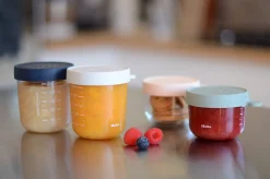 BÉABA Pots De Conservation*Lot De 4 Portions Verre - Eucalyptus