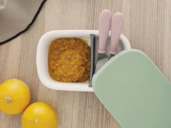 BÉABA Goûter Sain*Lunch Box Ceramique Mineral / Sage Green