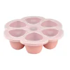 BÉABA Pots De Conservation*Multiportions Silicone 6*90Ml Old Pink