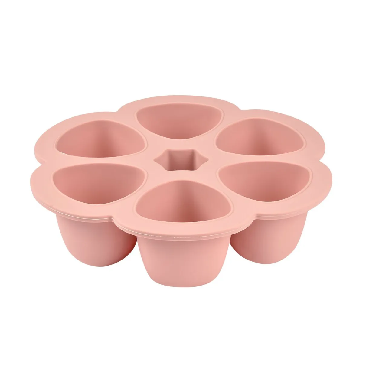 BÉABA Pots De Conservation*Multiportions Silicone 6*90Ml Old Pink