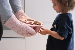 BÉABA Pots De Conservation*Multiportions Silicone 6*90Ml Old Pink