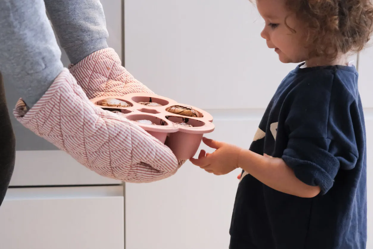 BÉABA Pots De Conservation*Multiportions Silicone 6*90Ml Old Pink