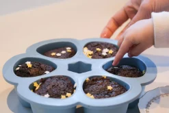 BÉABA Pots De Conservation*Multiportions Silicone 6*90Ml Windy Blue