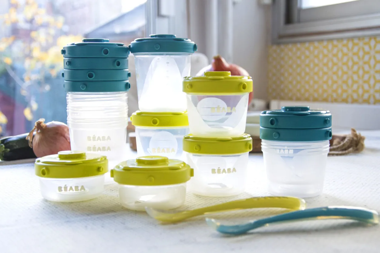 BÉABA Pots De Conservation*Pack 1Er Repas Neon