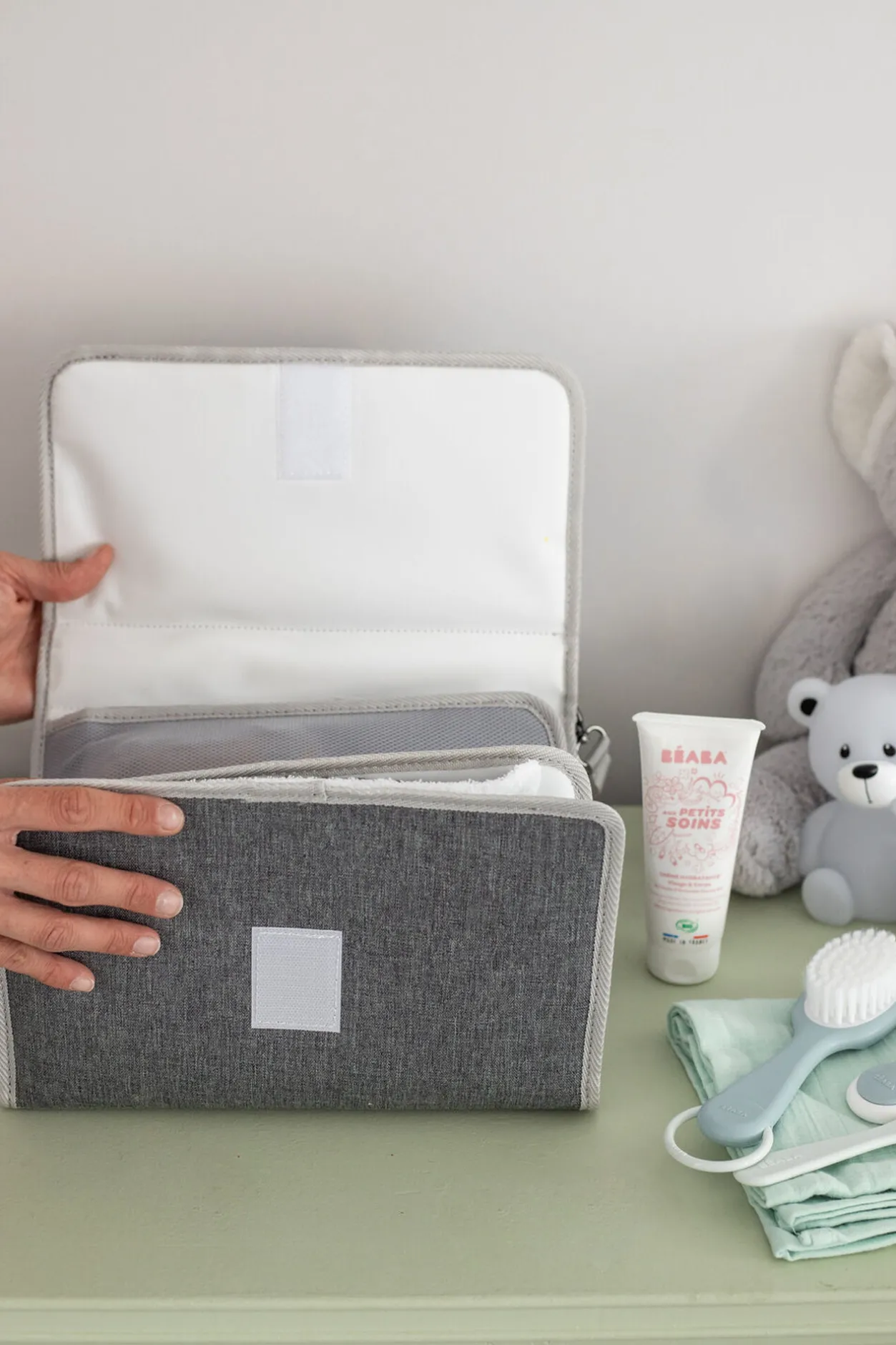 BÉABA Accessoires De Toilette*Pochette A Langer Geneve Heather Grey