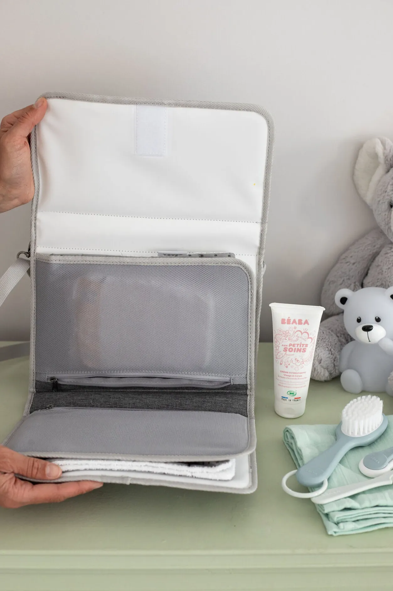 BÉABA Accessoires De Toilette*Pochette A Langer Geneve Heather Grey