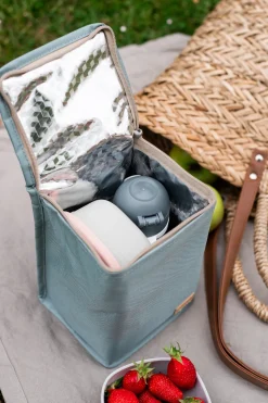 BÉABA Sacs Isotherme Bébé*Pochette Repas Isotherme Frosty Green