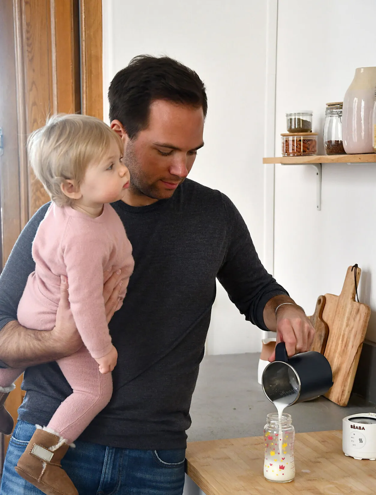 BÉABA Chauffe-Biberon Et Préparateurs*Preparateur De Boissons Milk Prep® Night-Blue