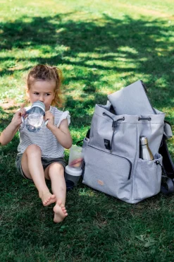 BÉABA Sacs À Dos À Langer*Sac A Dos Vancouver Heather Grey