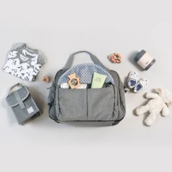 BÉABA Sacs À Langer*Sac A Langer Geneve Ii Heather Grey