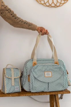 BÉABA Sacs À Langer*Sac A Langer Geneve Ii Play Print Sage Green