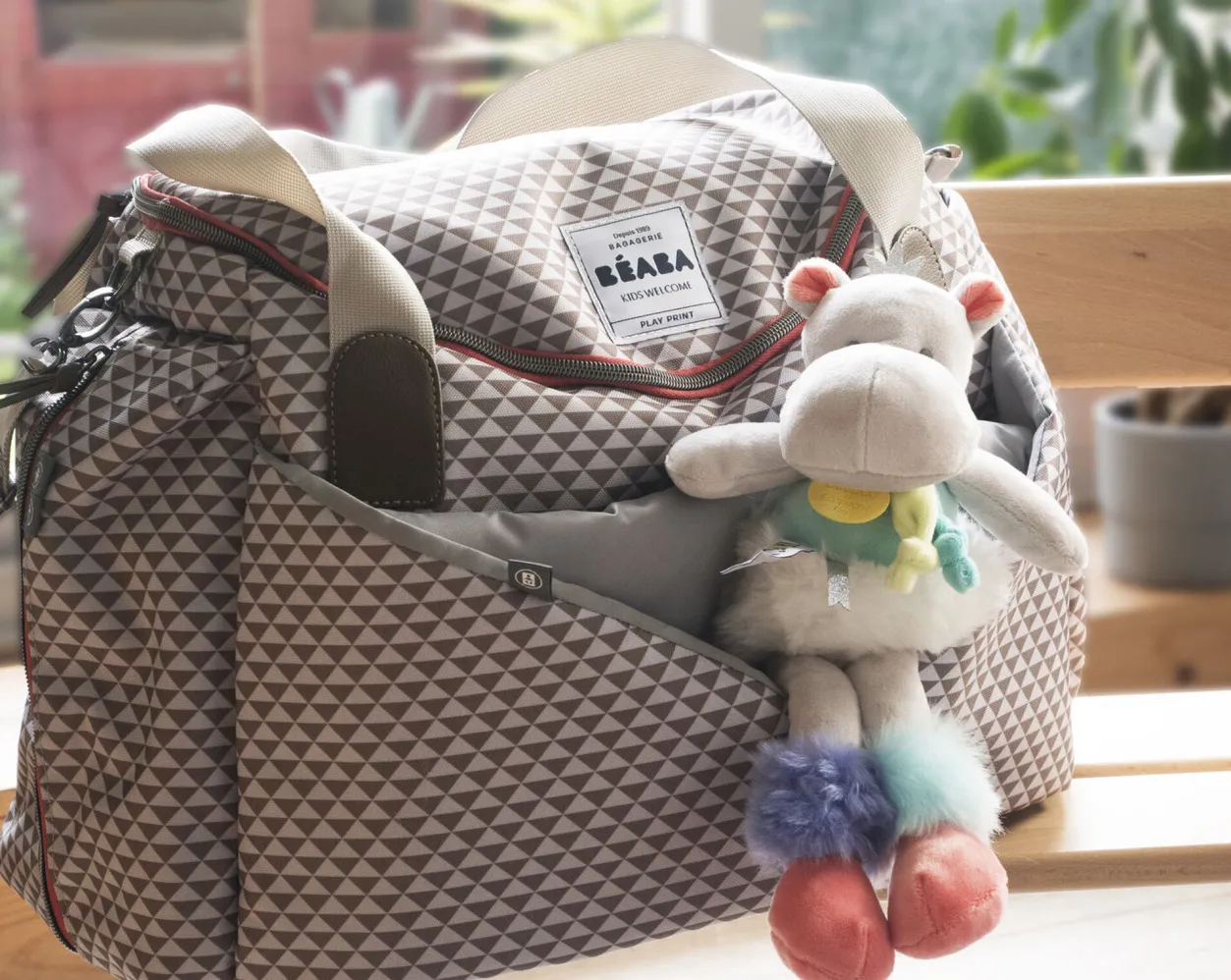 BÉABA Sacs À Langer*Sac A Langer Sydney Ii Play Print Corail