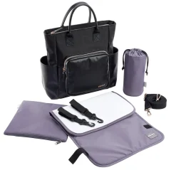 BÉABA Sacs À Langer*Sac Kyoto Black/Pink Gold