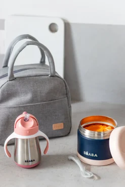 BÉABA Sacs Isotherme Bébé*Set Repas On The Go Old Pink