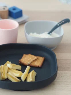 BÉABA Couverts, Vaisselle Et Bavoirs*Set Vaisselle Silicone 4 Pieces Night-Blue