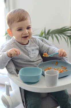 BÉABA Couverts, Vaisselle Et Bavoirs*Set Vaisselle Silicone 4 Pieces Jungle