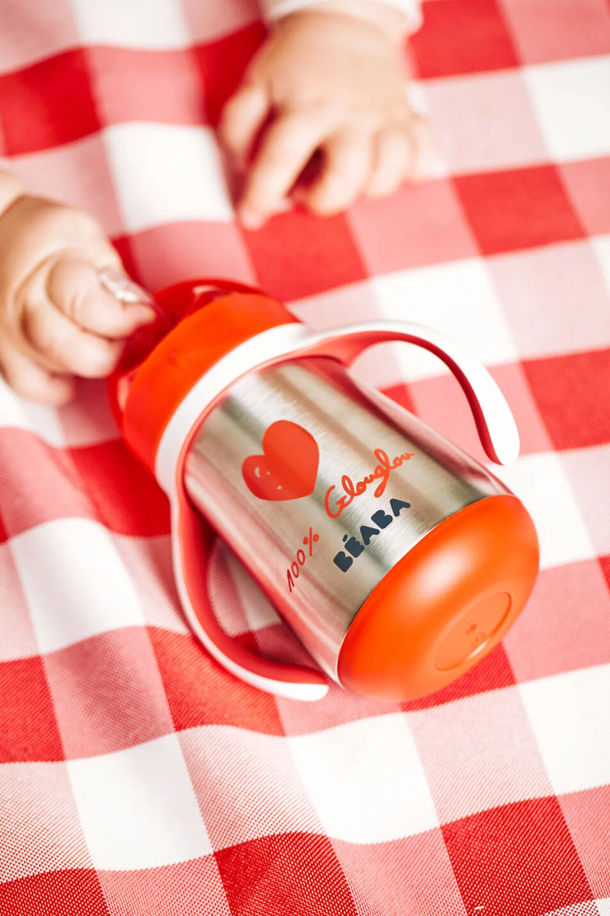 BÉABA Couverts, Vaisselle Et Bavoirs*Tasse Paille Inox 250 Ml Mathilde Cabanas