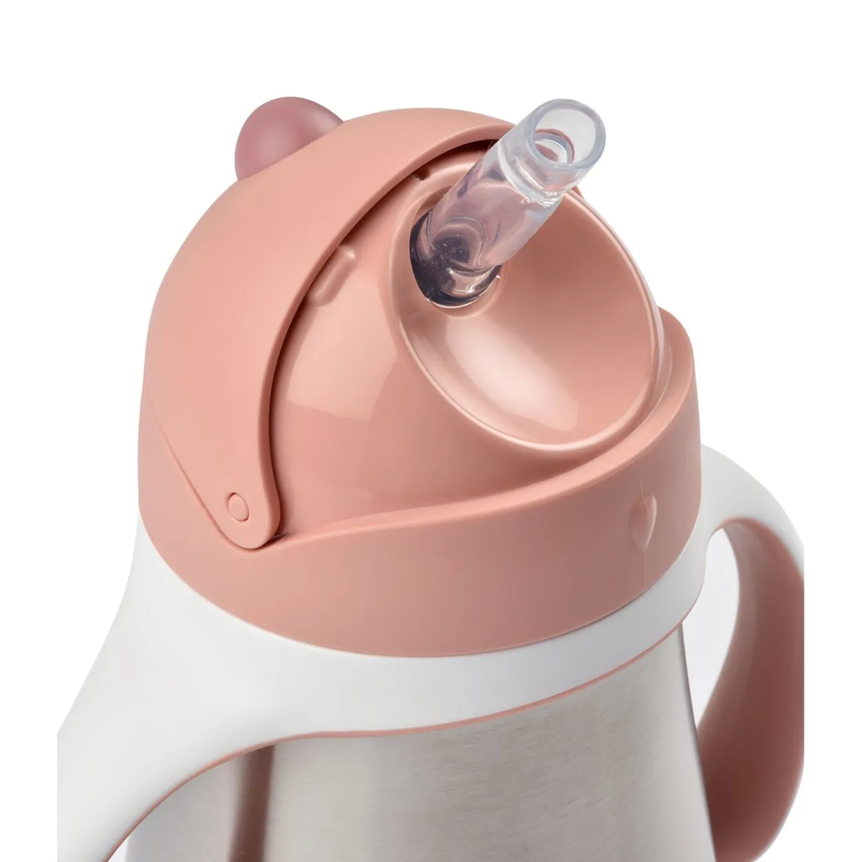 BÉABA Couverts, Vaisselle Et Bavoirs*Tasse Paille Inox 250 Ml Old Pink