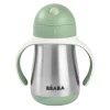 BÉABA Couverts, Vaisselle Et Bavoirs*Tasse Paille Inox 250 Ml Sage Green