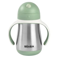 BÉABA Couverts, Vaisselle Et Bavoirs*Tasse Paille Inox 250 Ml Sage Green