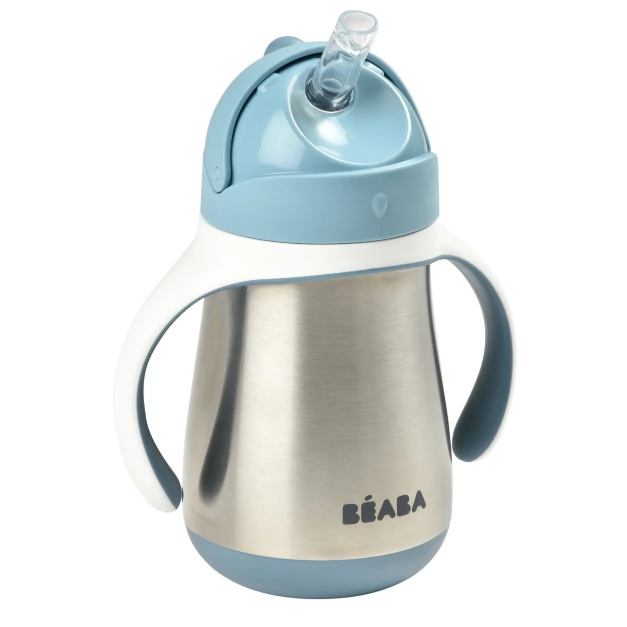 BÉABA Couverts, Vaisselle Et Bavoirs*Tasse Paille Inox 250 Ml Windy Blue