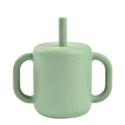 BÉABA Couverts, Vaisselle Et Bavoirs*Tasse Paille Silicone Sage Green